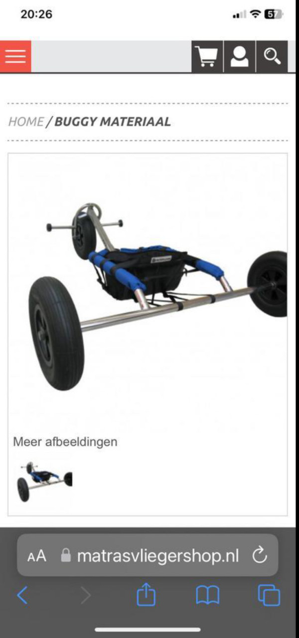 Strand kite buggy