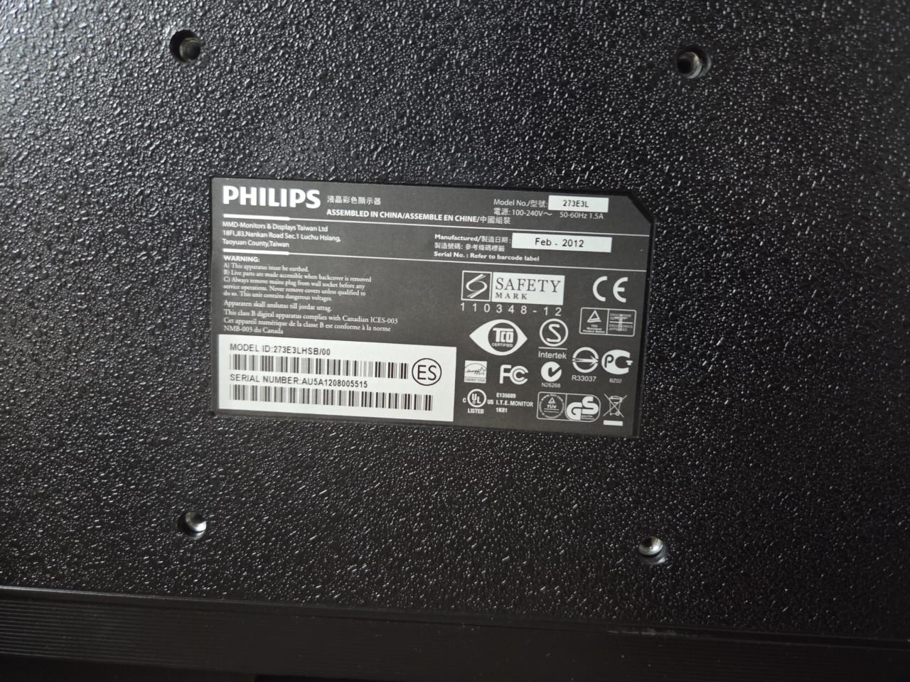 Philips 273E3L - 27" full hd