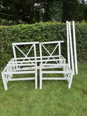 Picknicktafel onderstel metaal