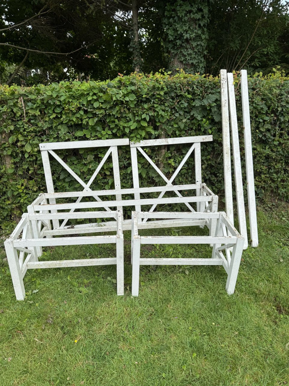 Picknicktafel onderstel metaal
