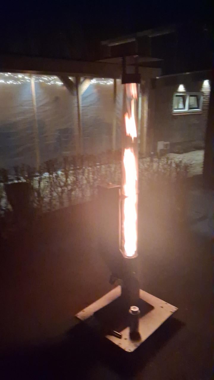 Te koop teras kachel