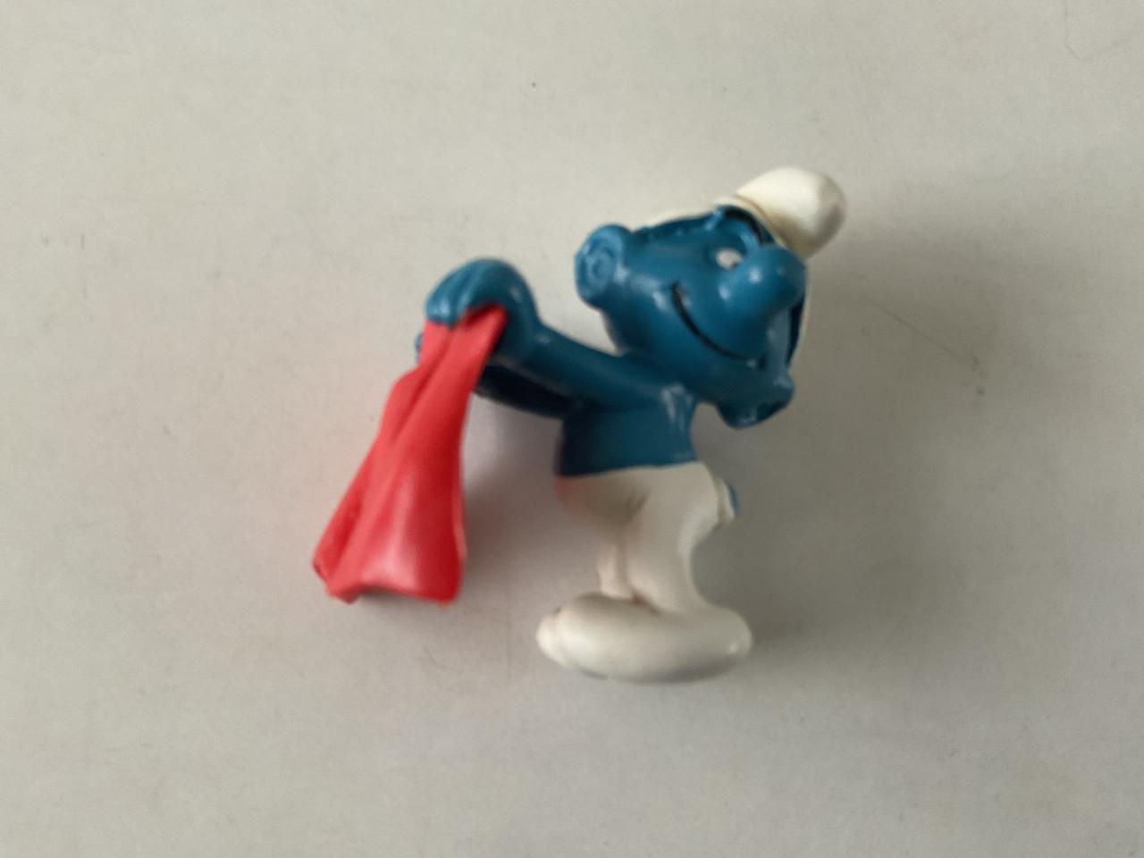 Verschillende Smurfen.    Schleich/Peyo.   Materiaal: rubber. Hoogte: 5 cm.