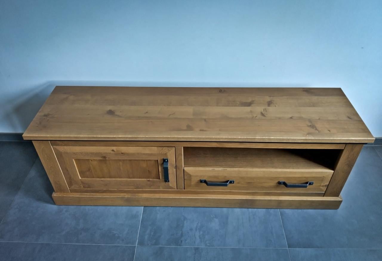 Eiken TV-dressoir Van der Drift