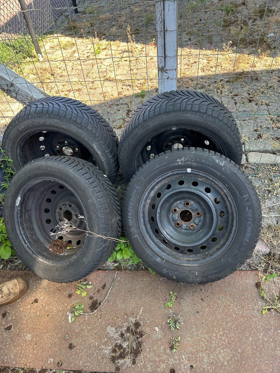 4 stuks winterbanden + velgen