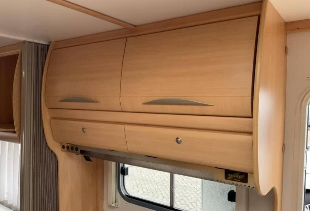 Fendt caravan 5 persoons met stapelbed
