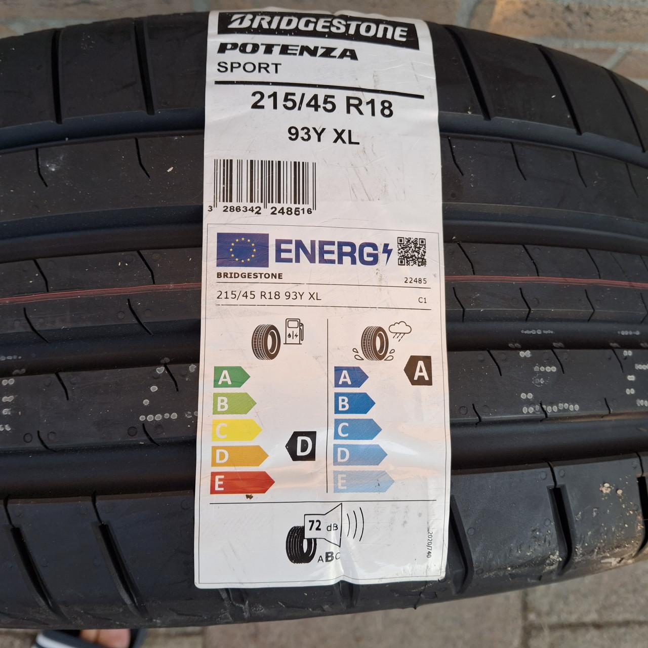 Bridgestone Potenza sport zomerbanden, nieuw!