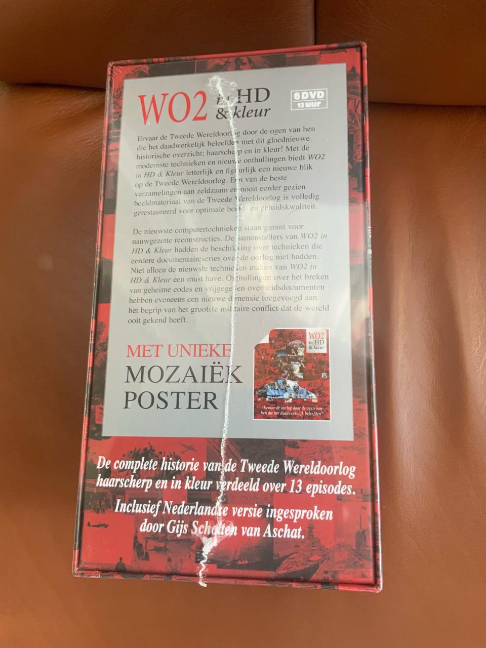 DVD. 6 stuks over de tweede wereldoorlog NIEUW!