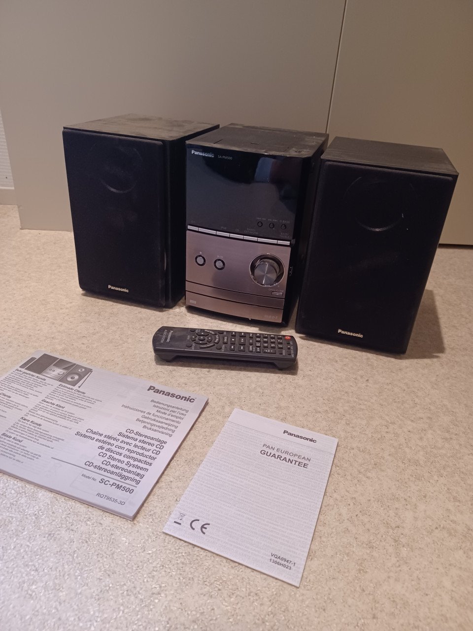 Panasonic stereo system