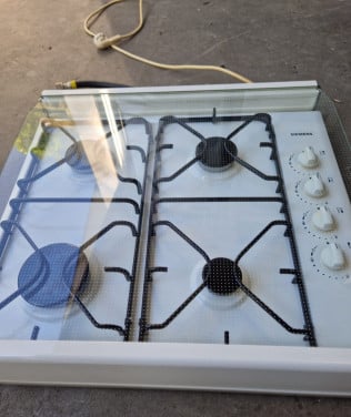Siemens gaskookplaat als nieuw