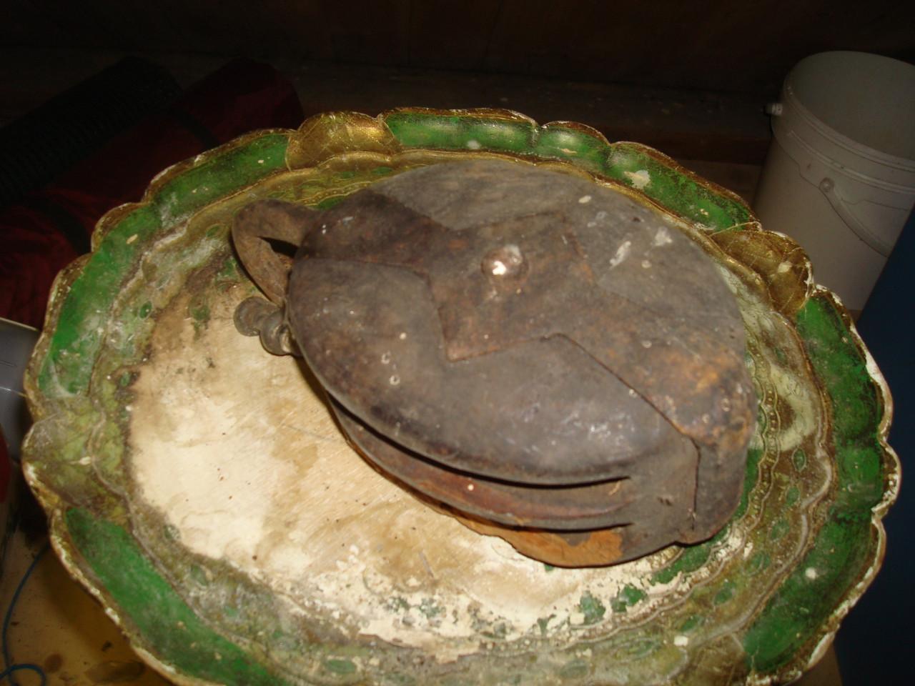 Scheepsantiek dubbel schijfs blok