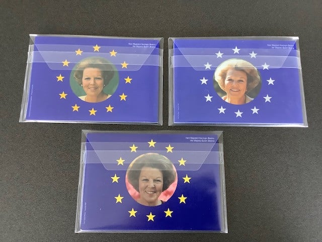 Nederland, FDC jaarsets 1999 t/m 2001.