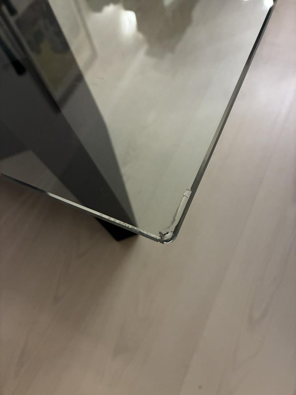 Retro glazen IKEA salontafel