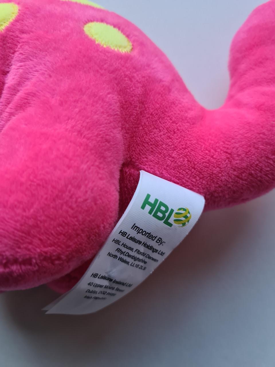Nieuwe fuchsia roze Dino knuffel Twee stuks voor €2,95