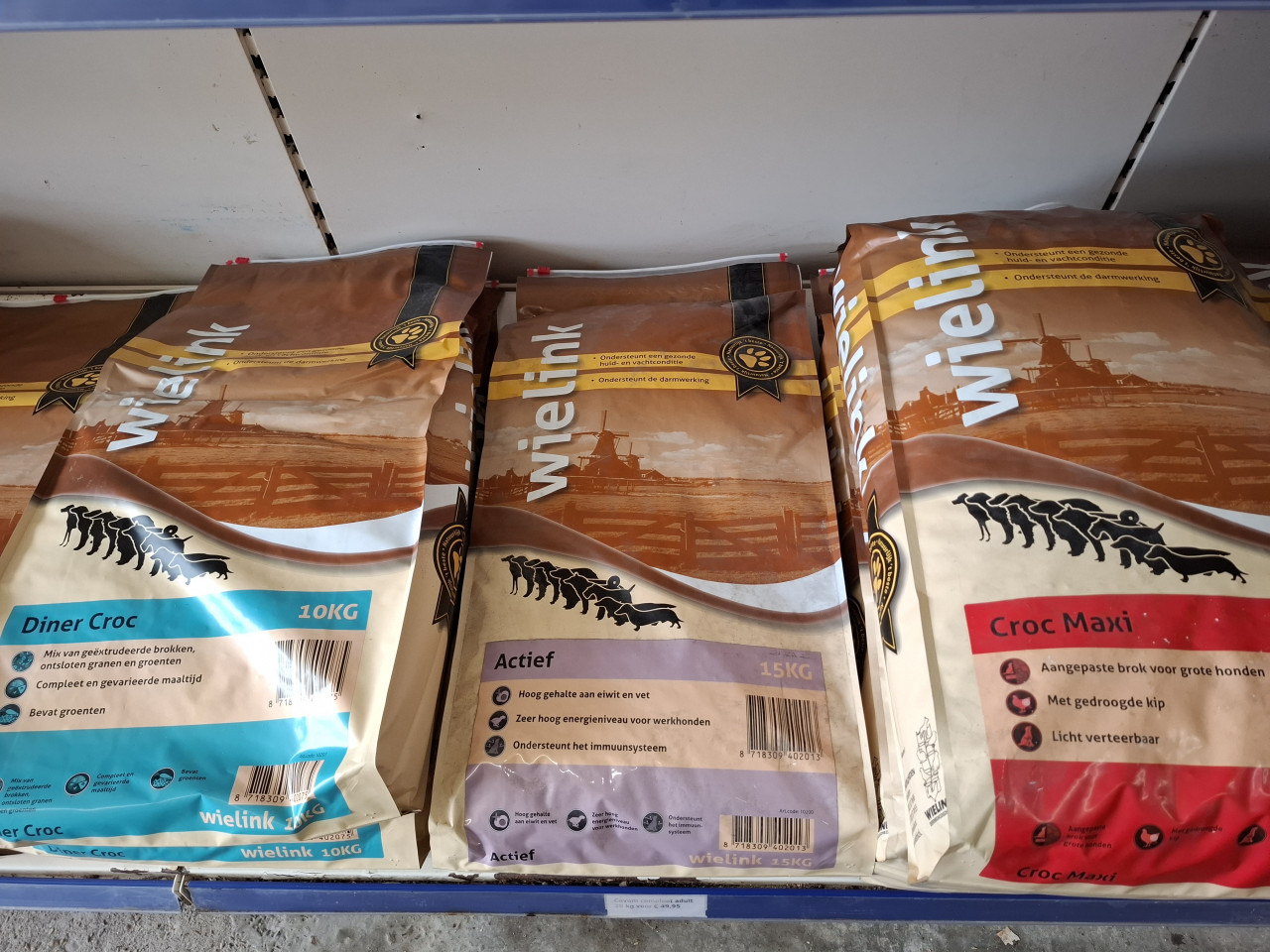 AKTIE!! Geperste hondenbrok Wielink, 20 kg voor slechts €32,50