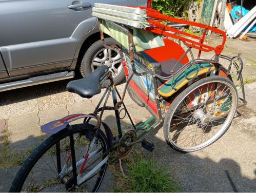 Riksja Indonesië fiets