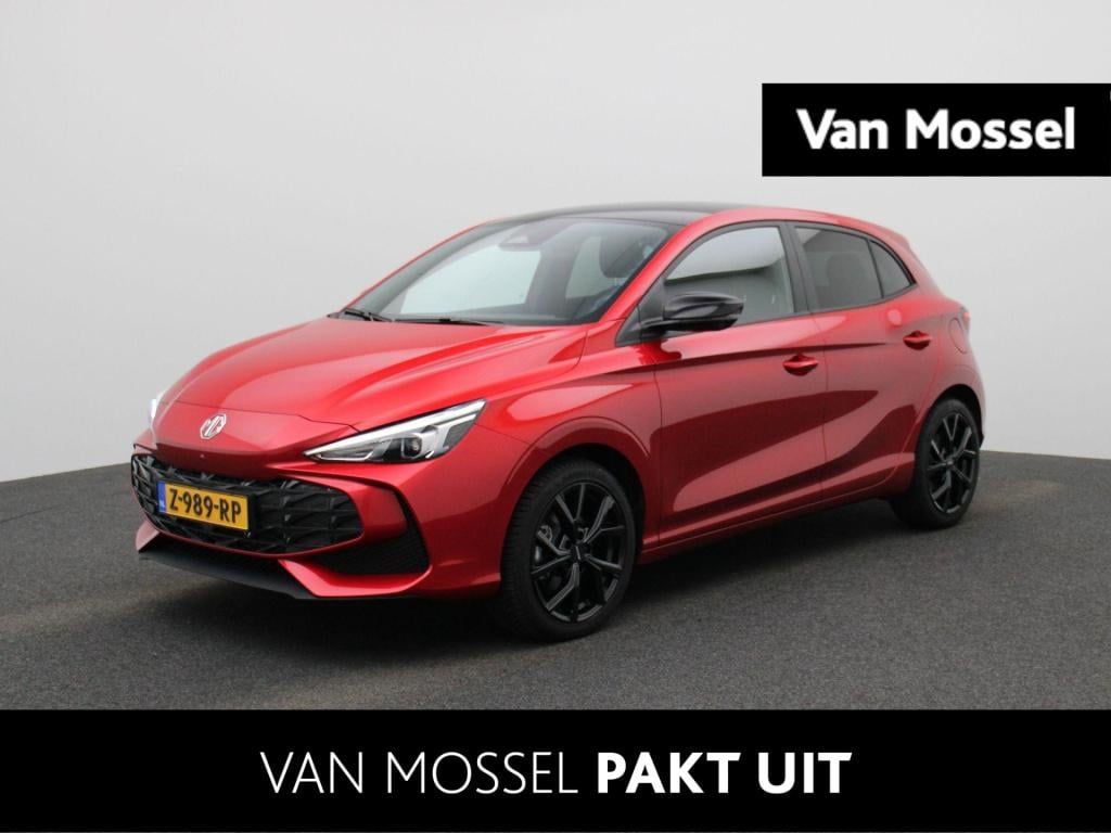 MG Mg3 1.5 hybrid+ luxury 17'' velgen | zwart dak & spiegels | privacy glas