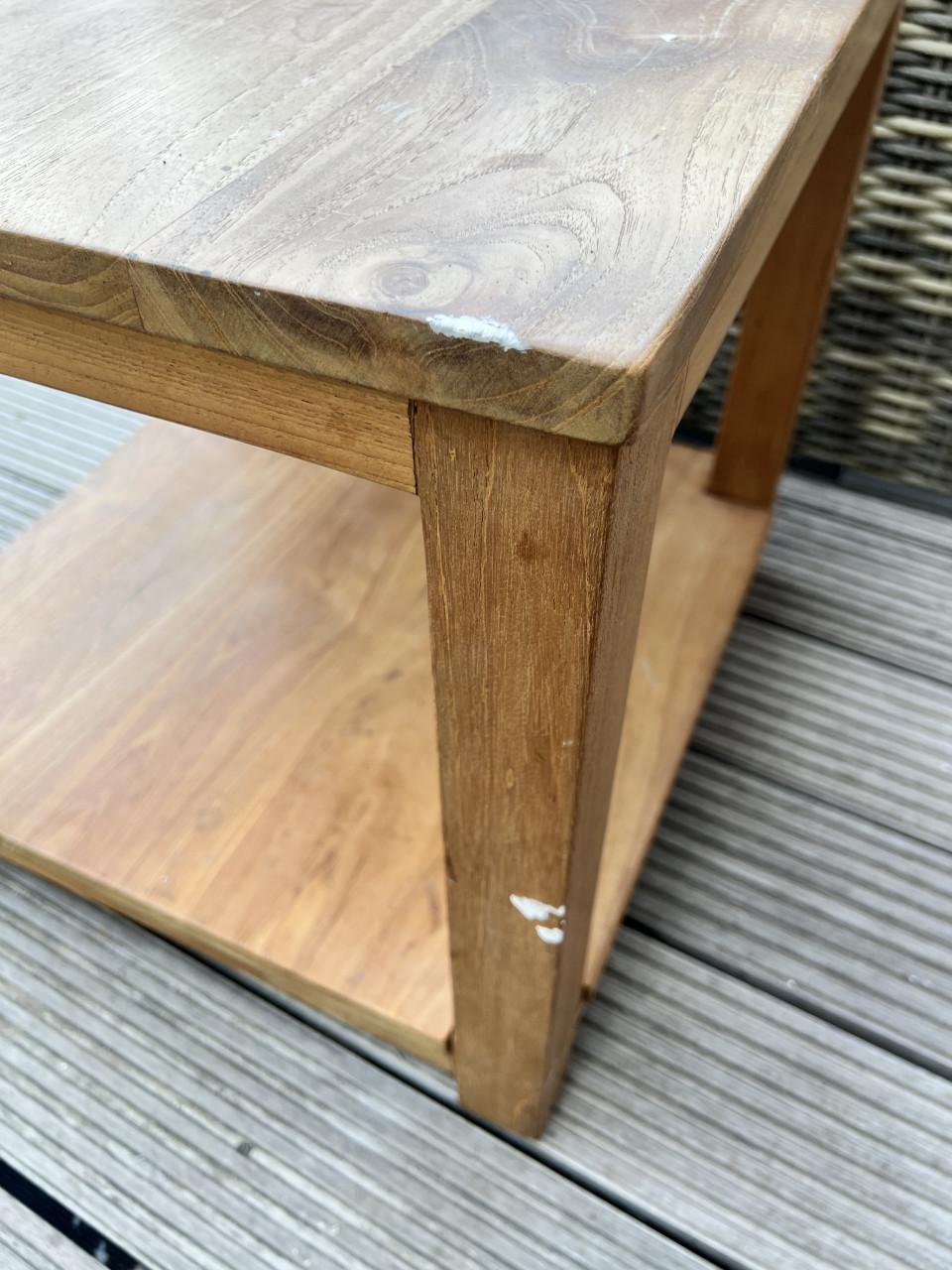 Eikenhouten salontafel