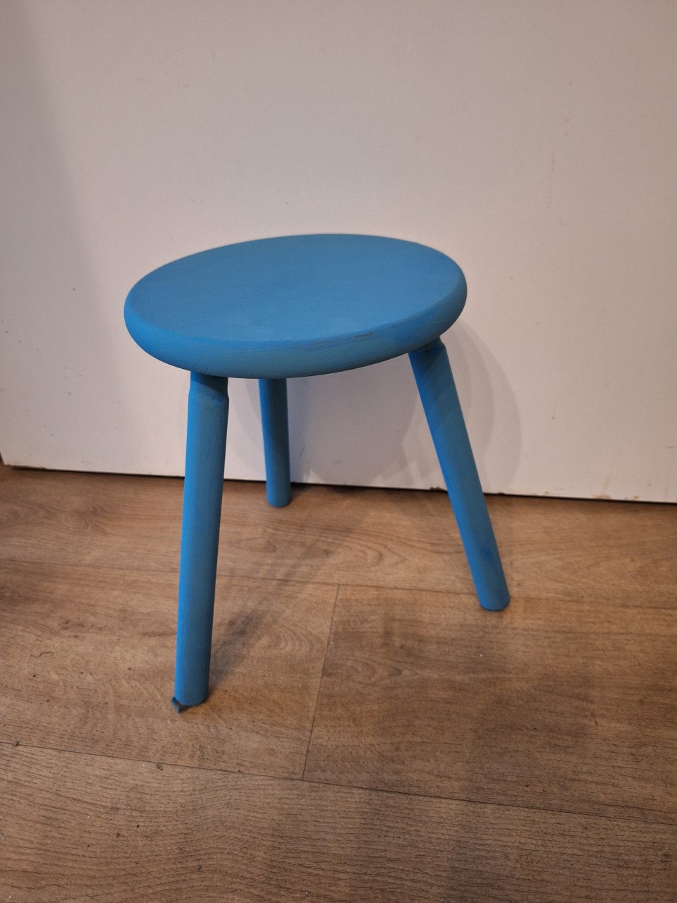 Blauw krukje