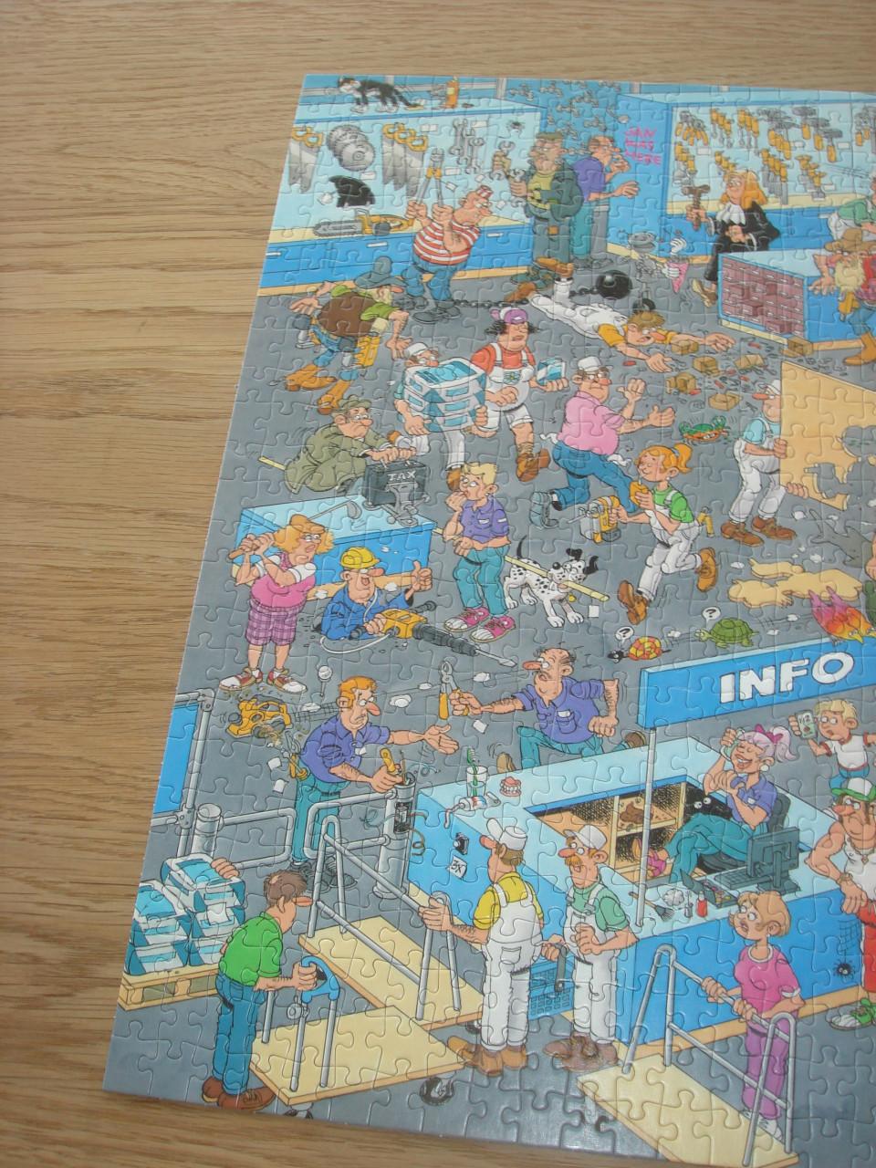 Te koop Complete Jan van Haasteren puzzel De verbouwing / De bouwmarkt