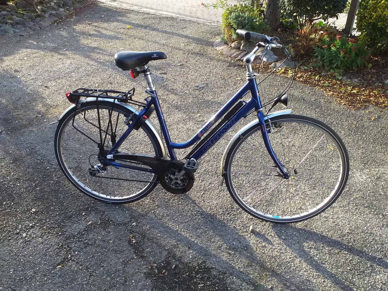 """GAZELLE SOLIDE MEISJESFIETS MET AFNEEMBAREMAND""""