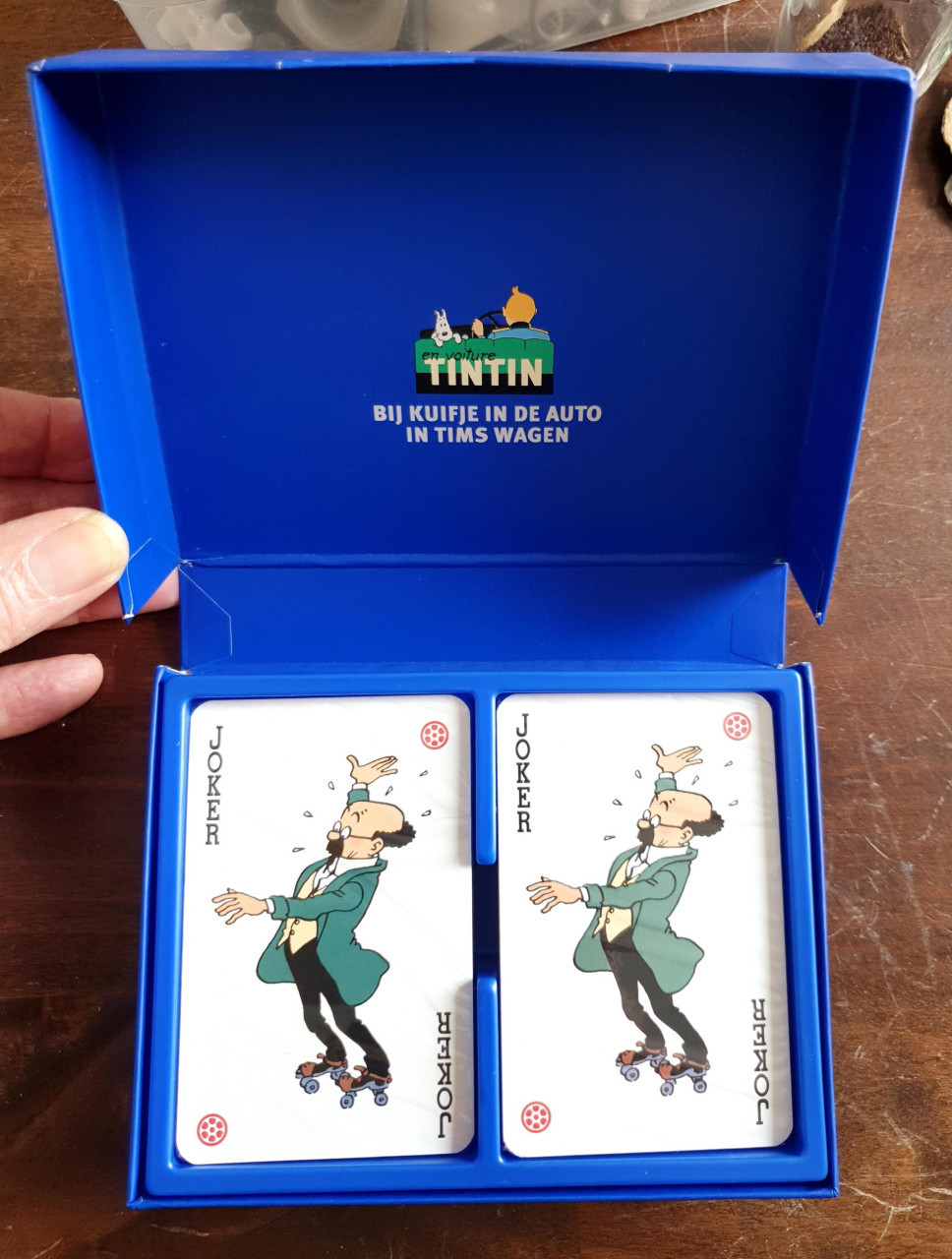 Nieuwe Kuifje Tintin speelkaarten nog geseald