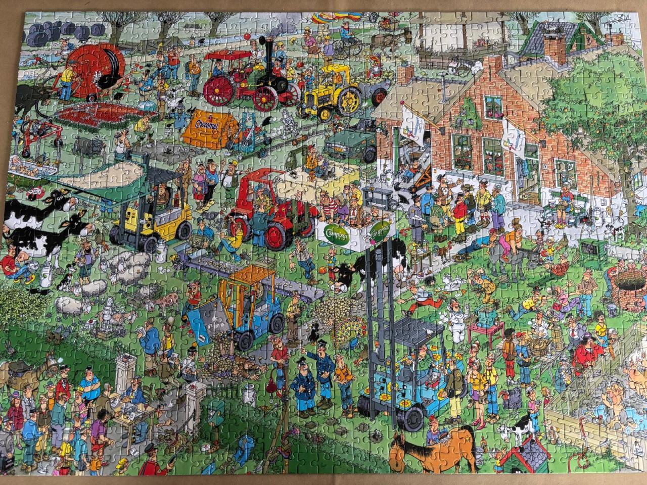 Jan van Haasteren "Boerderijbezoek -FrieslandCampina"