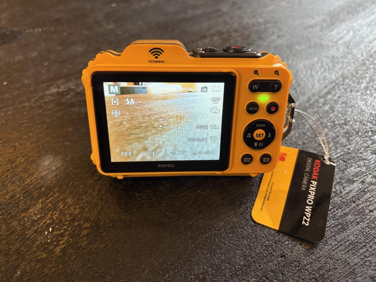 Kodak pixpro wpz2 onderwatercamera/outdoorcamera