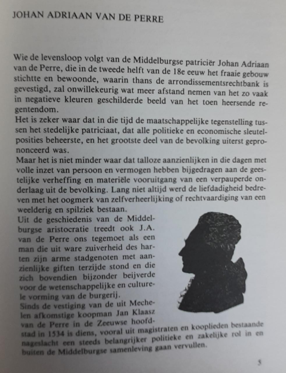 Het Van de Perrehuis te Middelburg, door Fred Jilleba