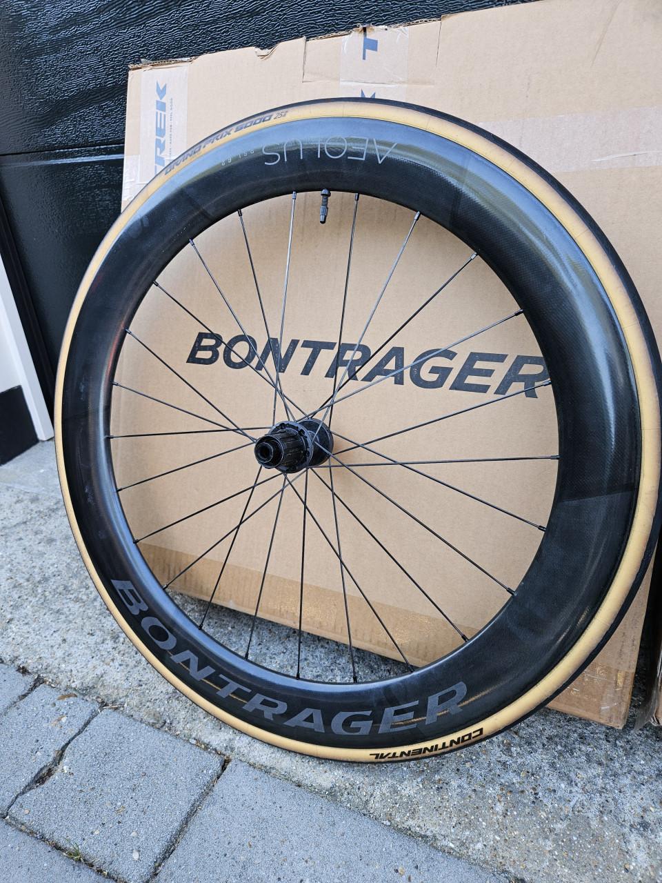 Bontrager Aeolus RSL 62 TLR Disc Carbon Wielset (Zgan, 150km)