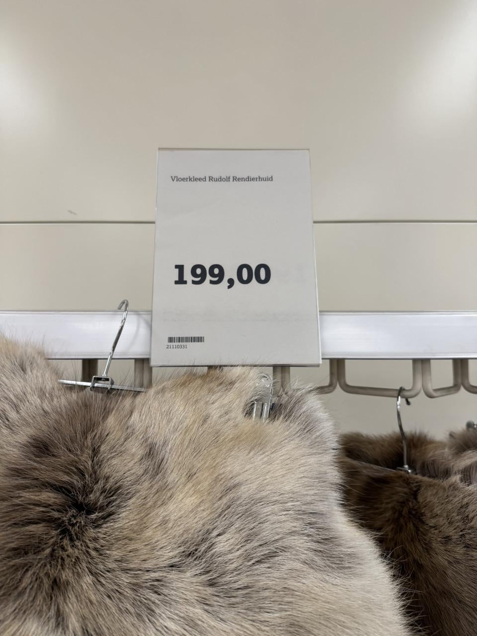 Vloerkleed “Rolf” rendierhuid