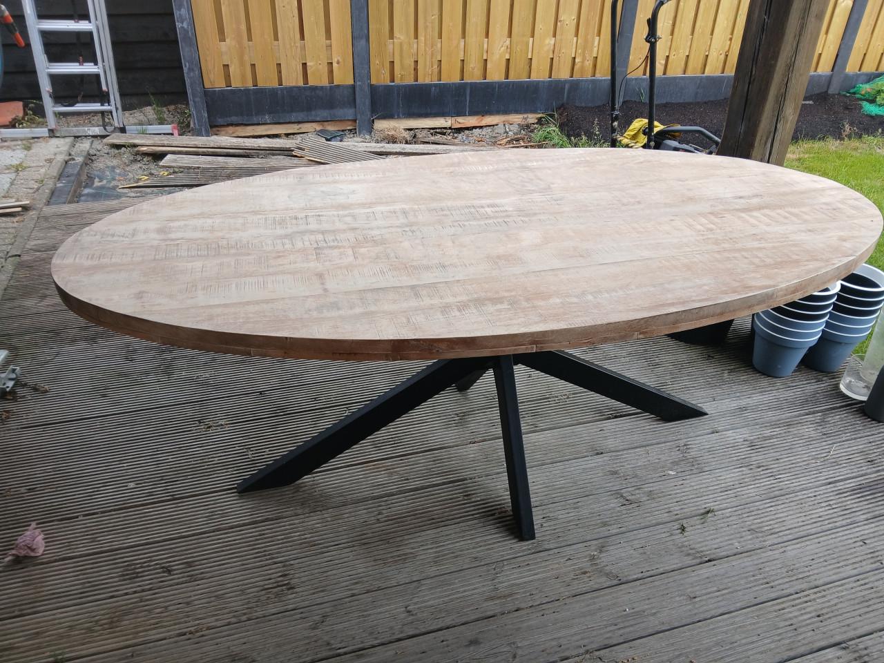 Eettafel ovaal