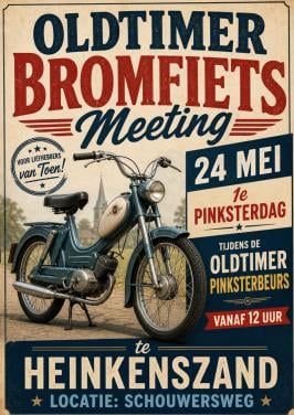 Oldtimer bronfiets meeting
