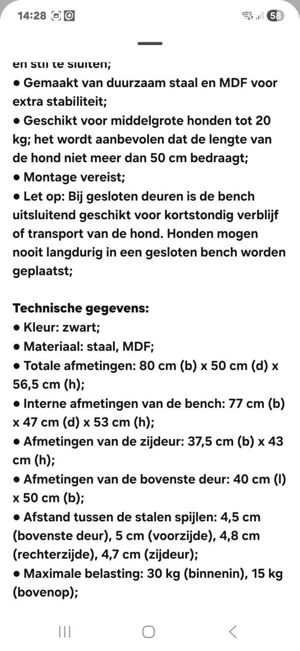 2 mooie houten benches.