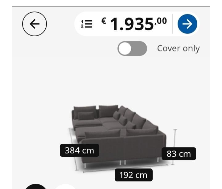 Soderhamn ikea bank
