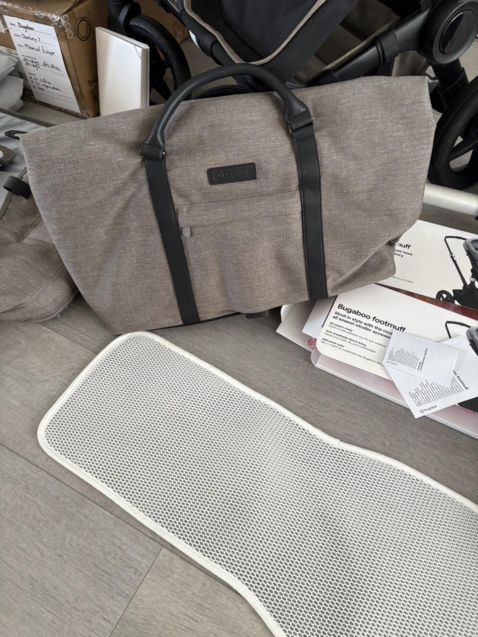 Bugaboo donkey twin black taupe