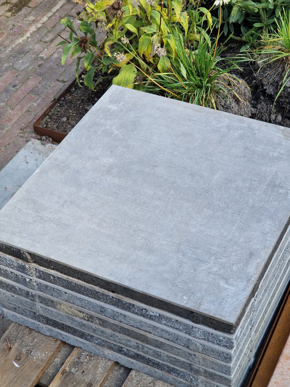 7x MBI Geoceramica Patch Plus Grey 60x60 Tegels