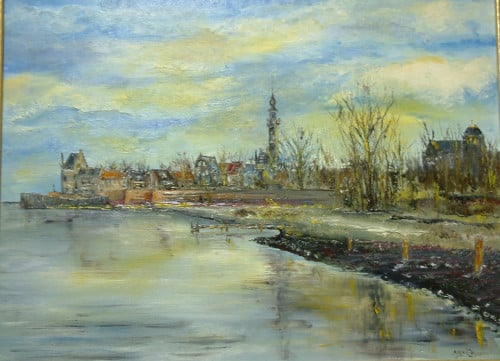 Schilderijen  water en wind  Jac Caljouw  Arnemuiden