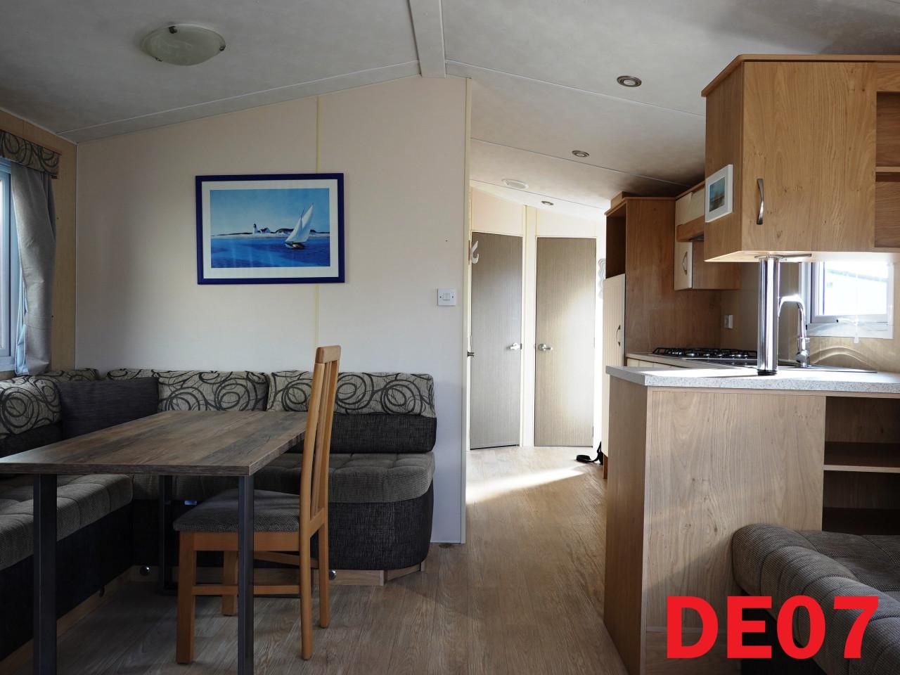 Europa stacaravans, chalets met 2 slaapkamers voorradig