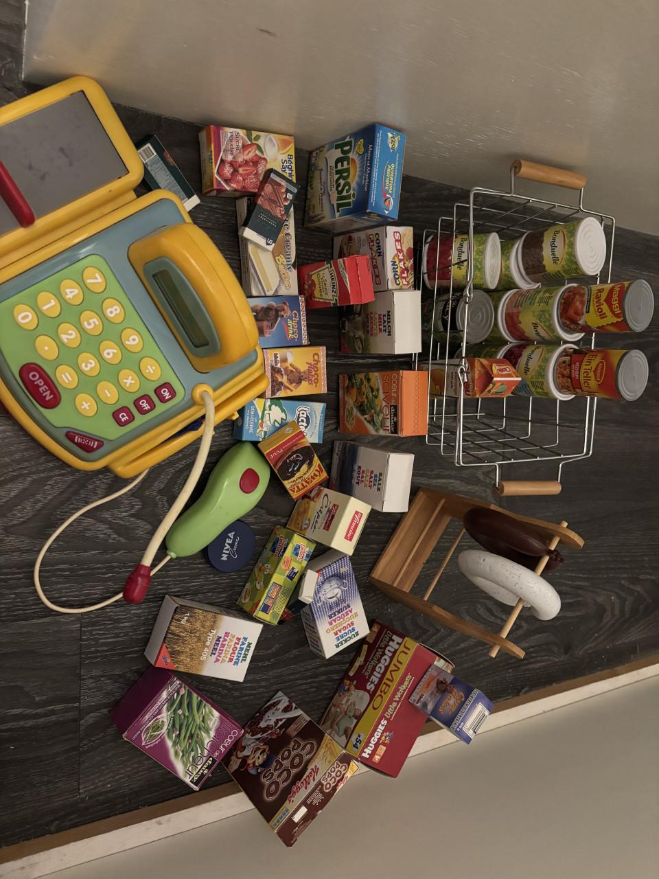 Speelgoed voor een speelgoedwinkeltje