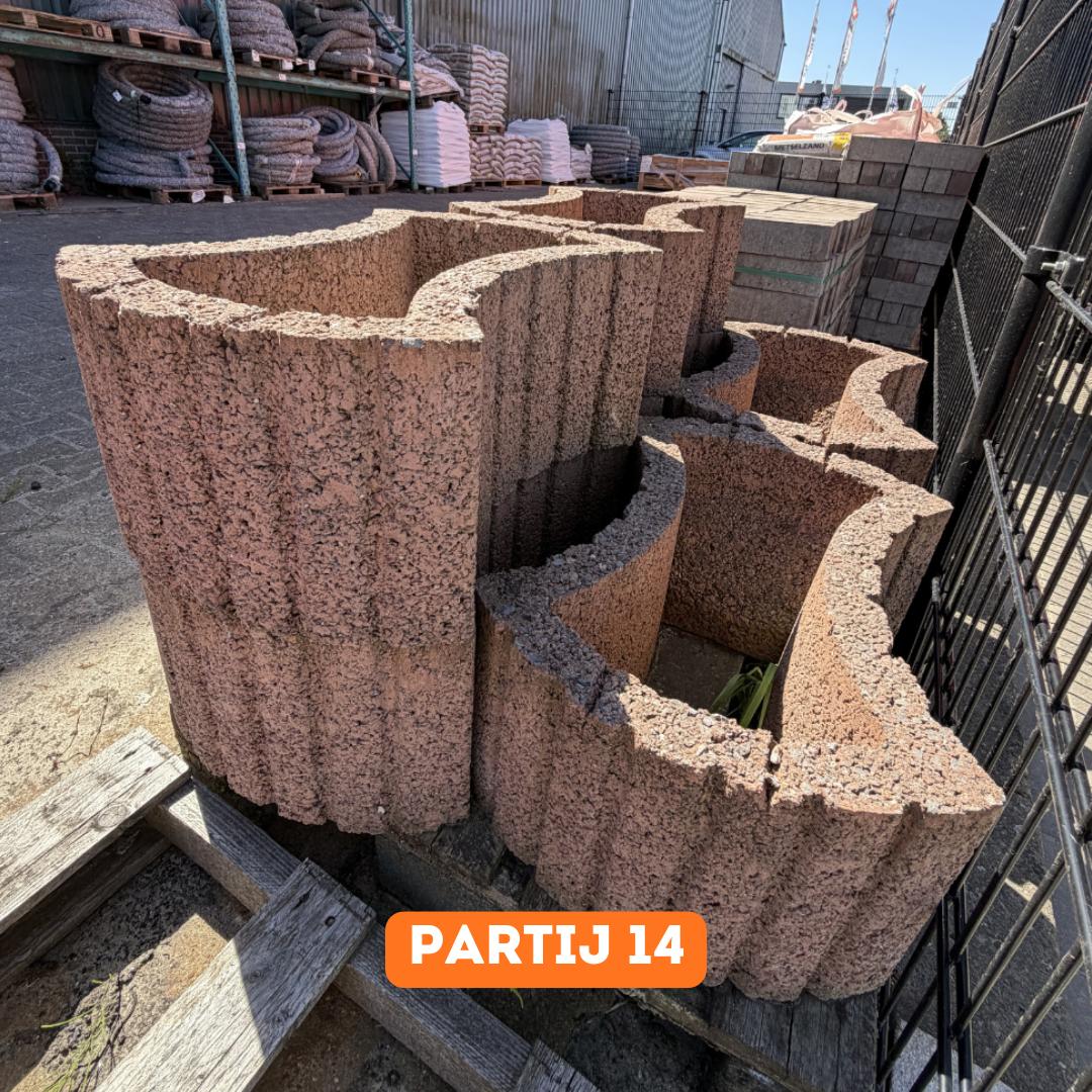 Restpartijen sierbestrating – diverse soorten vanaf €15