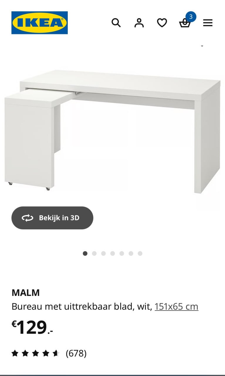Bureau Ikea Malm