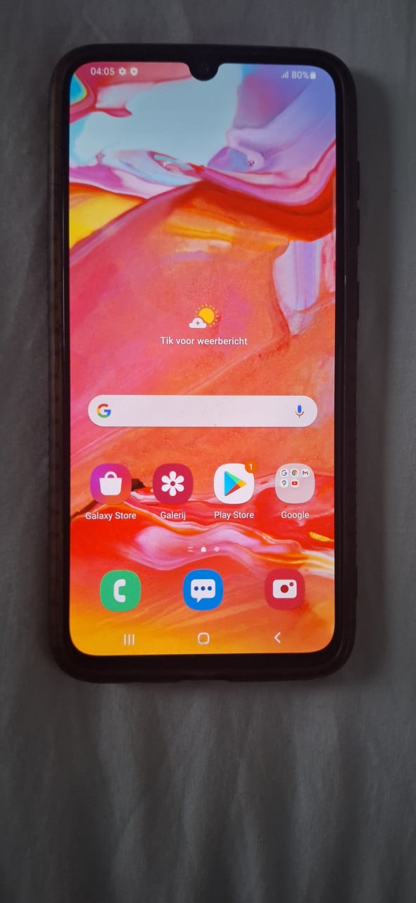 Samsung galaxy A70 zwart