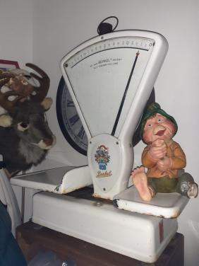 Winkel Weegschaal merk BERKEL groot en & ....kleine WEEGSCHAAL