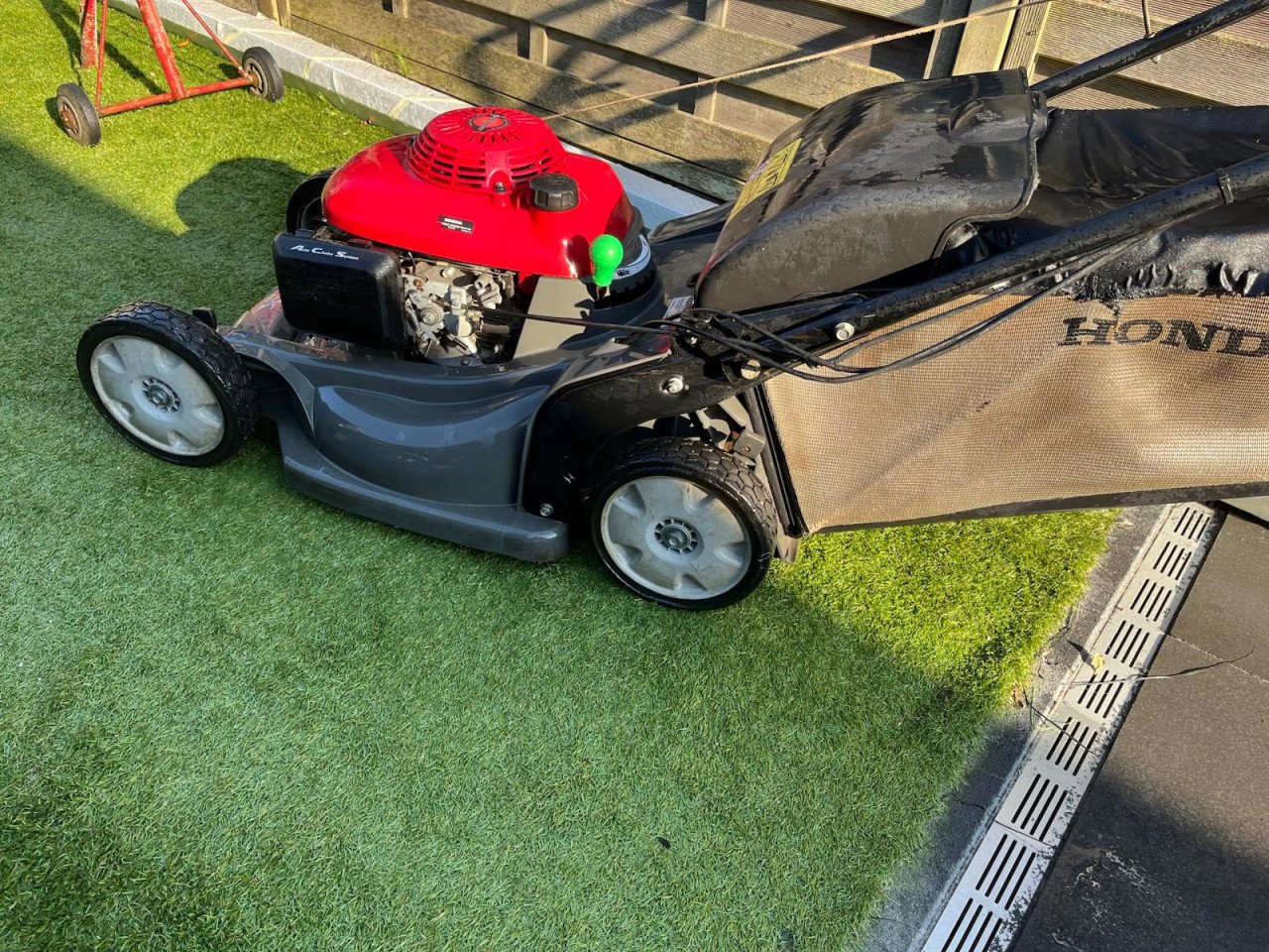Honda motor grasmaaier.