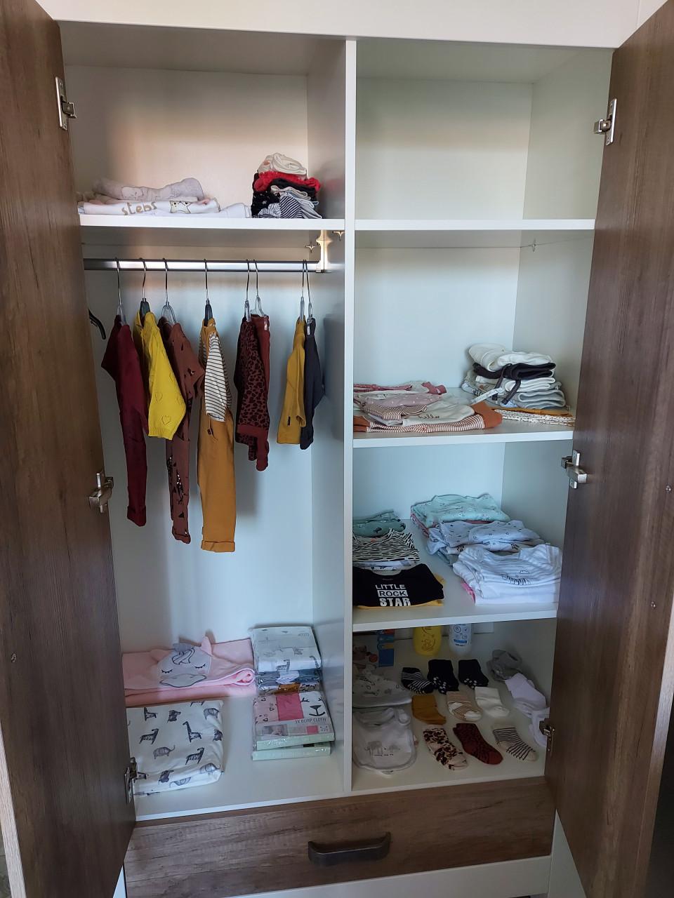 Babykamer meubels Kidsmill Long Island - Ledikant, commode en kledingkast