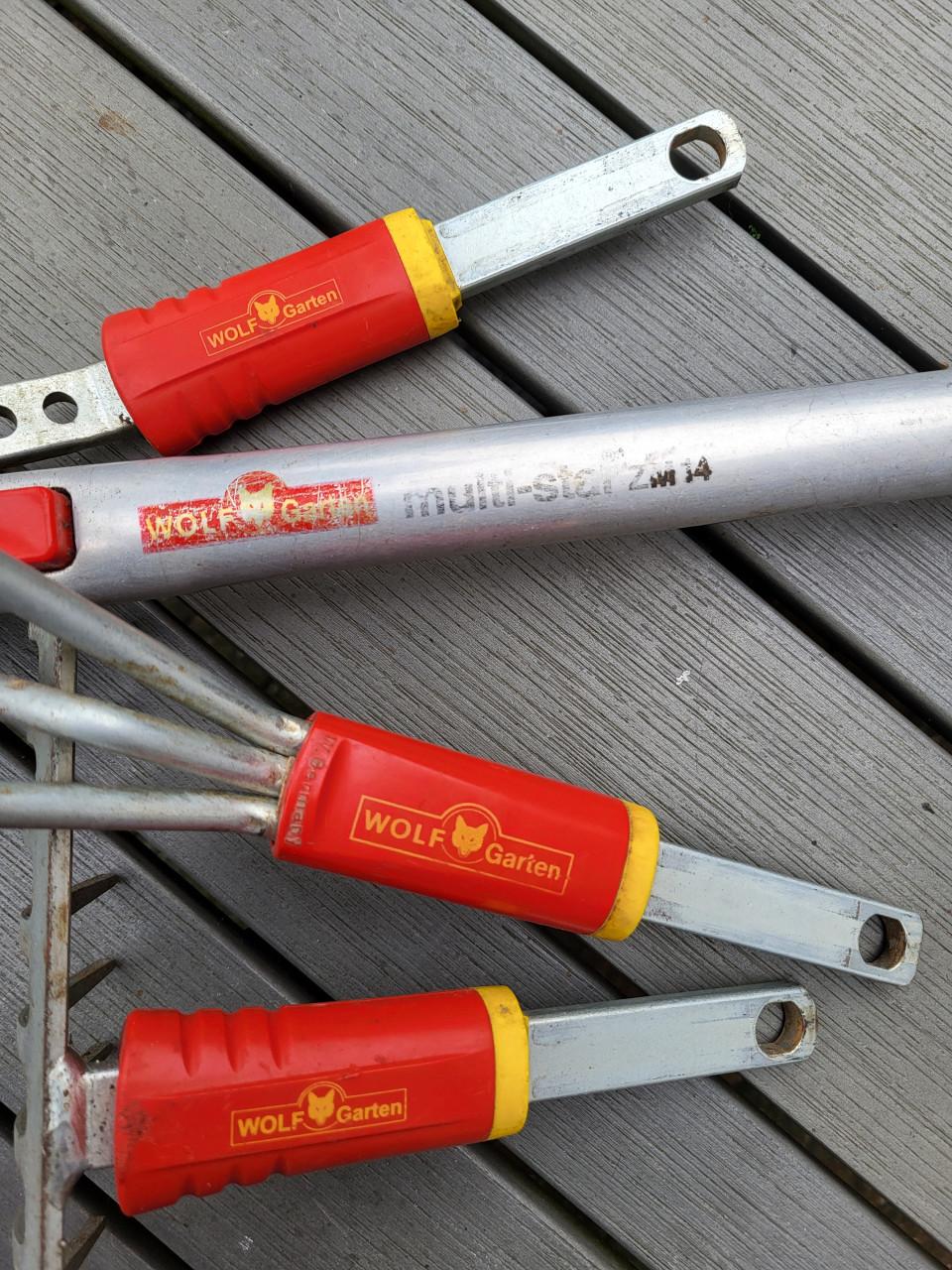 Uitwisselbaar tuingereedschap