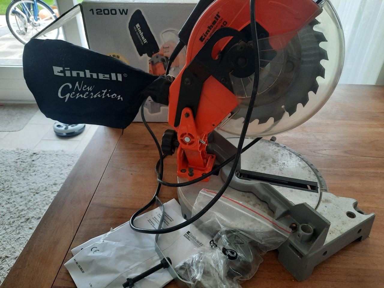Afkortzaag verstekzaag Einhell zo goed als nieuw