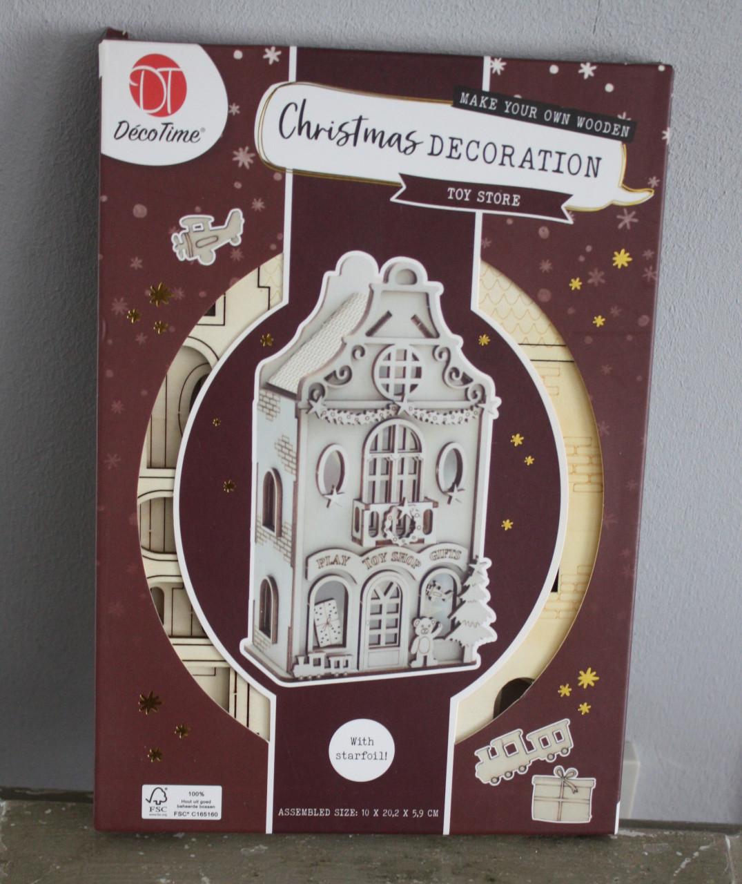 Nieuw in verpakking christmas decoratie toy store maken
