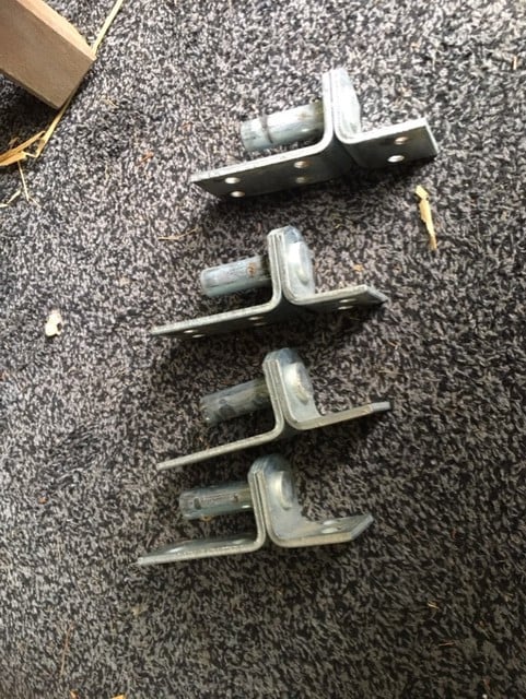 Hardhouten draaipoort (2delen) te koop