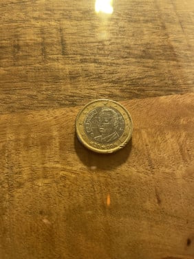 1 euromunt Spanje 2000 speciaal